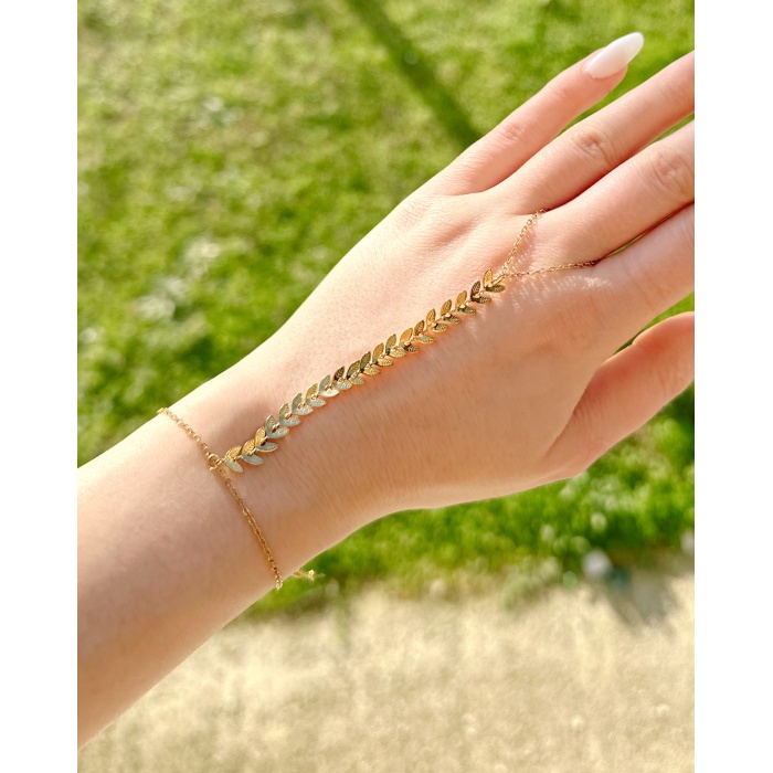 GOLD YAPRAK DETAY ŞAHMERAN