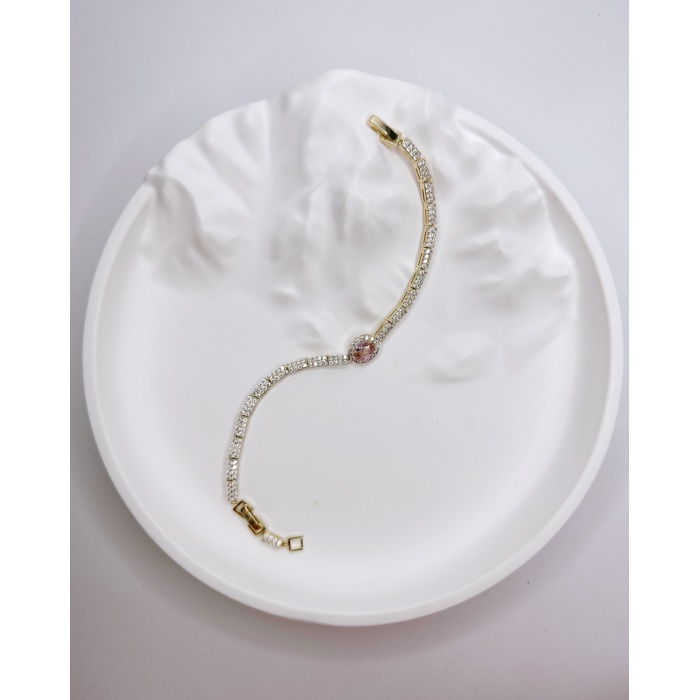 PEMBE BAGET SU YOLU BİLEKLİK