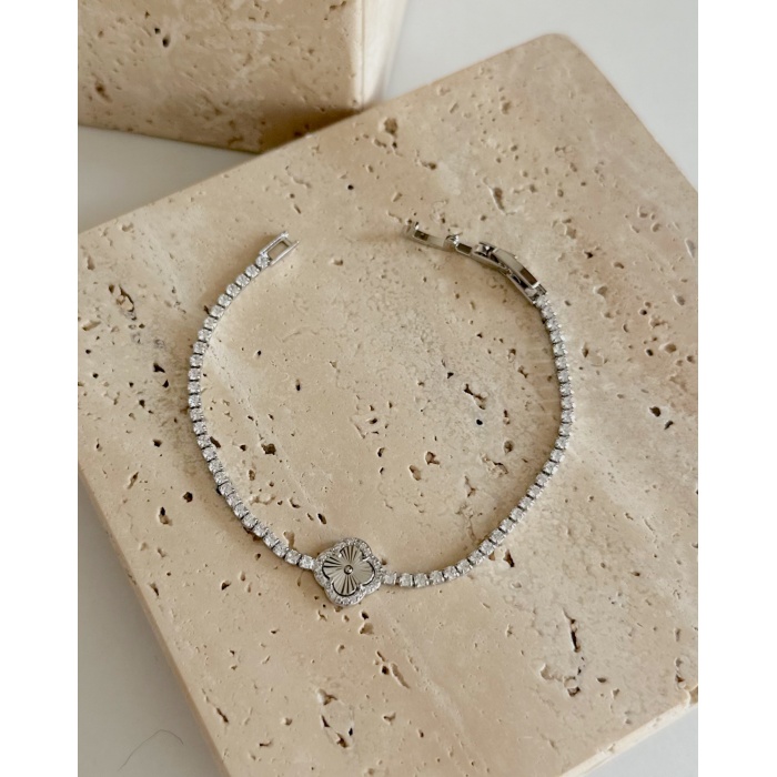 TAŞLI CLOVER BİLEKLİK