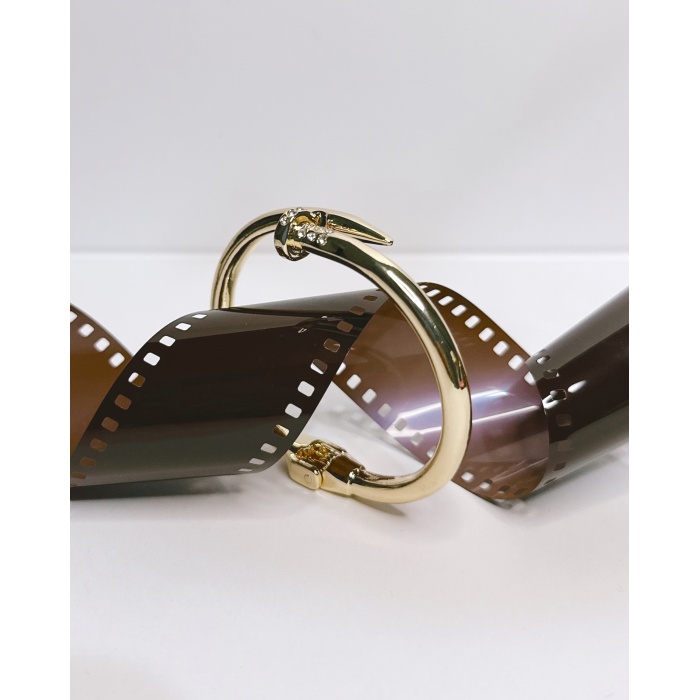 GOLD KALIN ÇİVİ KELEPÇE