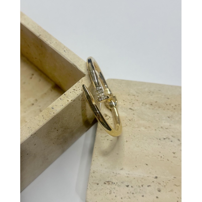 GOLD KALIN ÇİVİ KELEPÇE