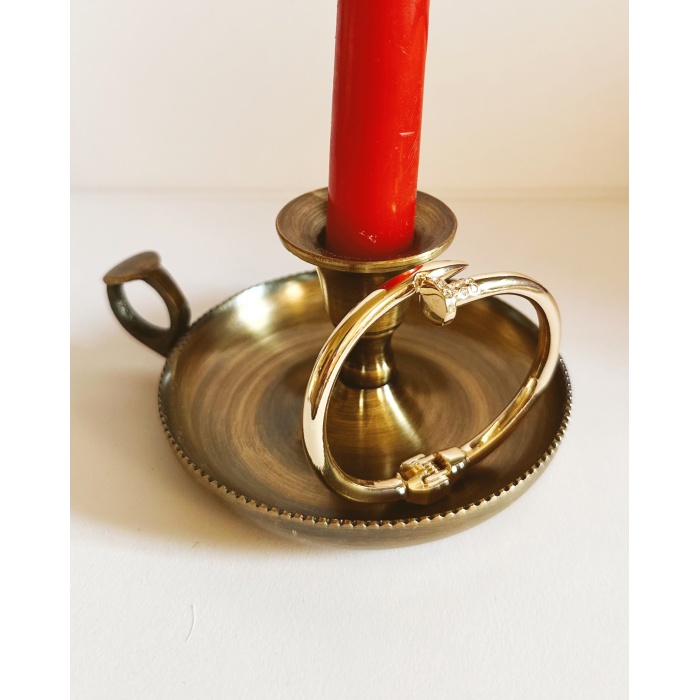 GOLD KALIN ÇİVİ KELEPÇE