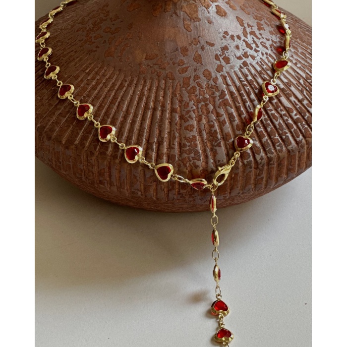 KIRMIZI KALPL Y KOLYE