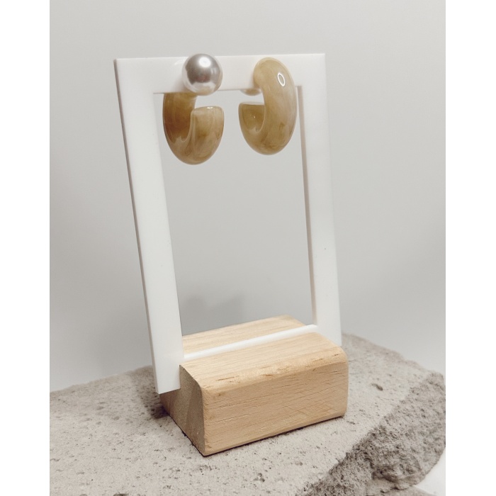 İNCİ TIPA KREM KÜPE