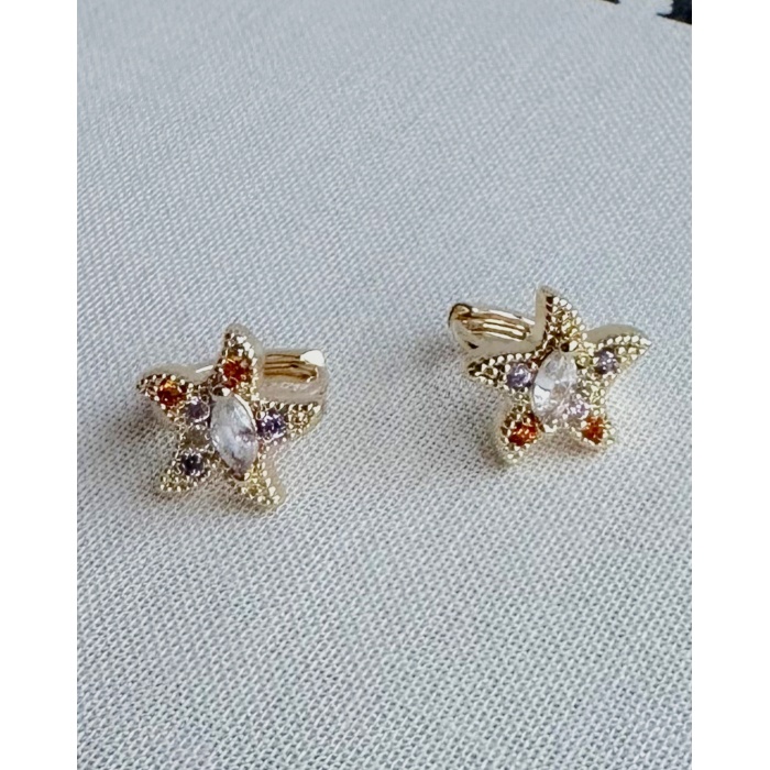 MİNİ TAŞLI YILDIZ KÜPE