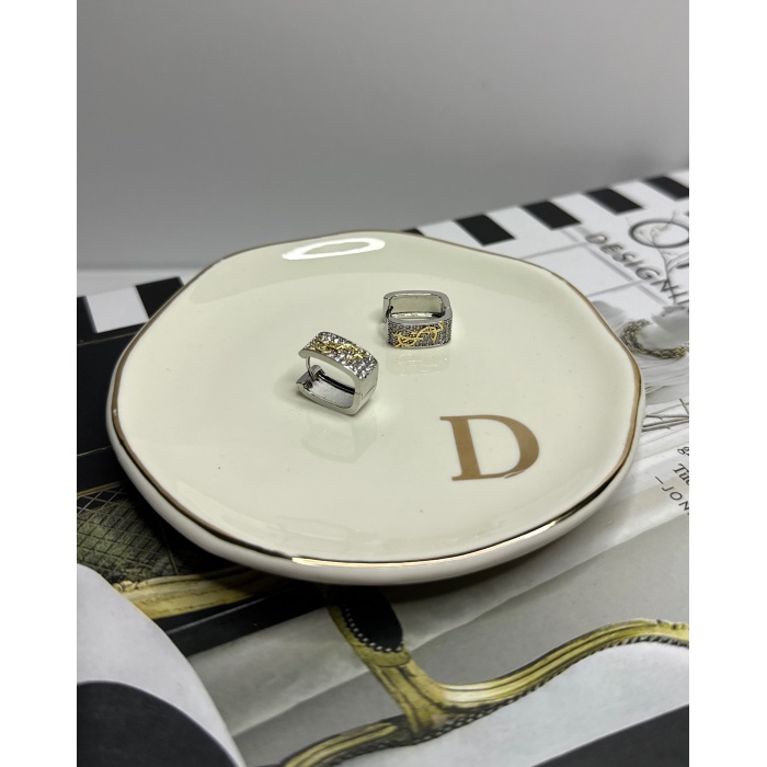 OVAL ZİRKON TAŞLI KÜPE