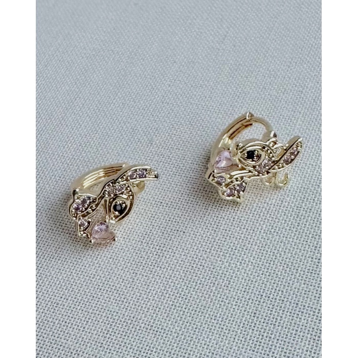 MİNİ TAŞLI STİTCH KÜPE