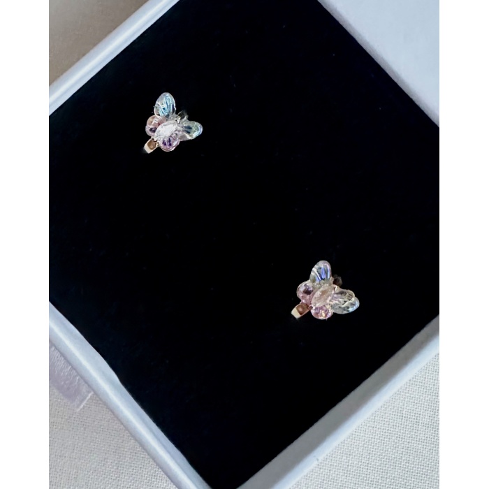 MİNİ TAŞLI KELEBEK KÜPE