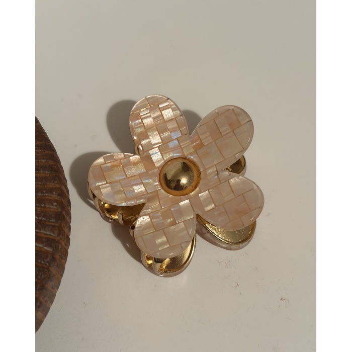 CERAMIC BLOSSOM KEMİK MANDAL TOKA