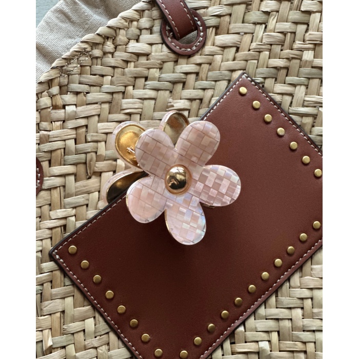 CERAMIC BLOSSOM KEMİK MANDAL TOKA