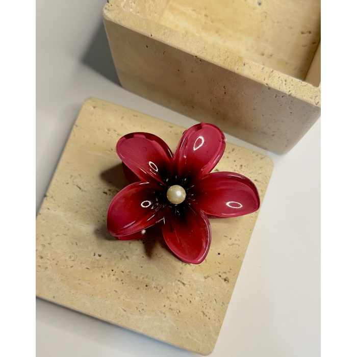 İNCİLİ LOTUS KEMİK MANDAL TOKA