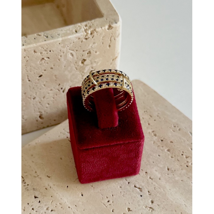 3LÜ BLUE AURA YÜZÜK