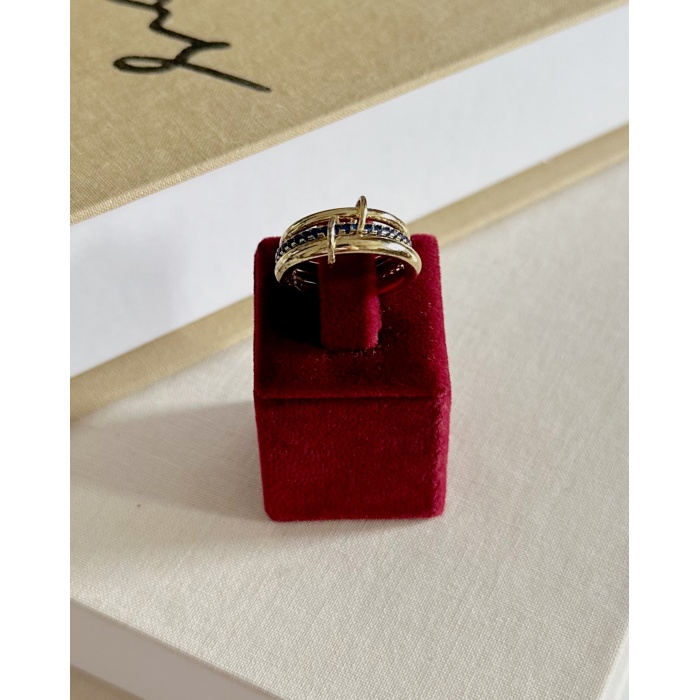 3LÜ BLUE TAŞLI AURA YÜZÜK