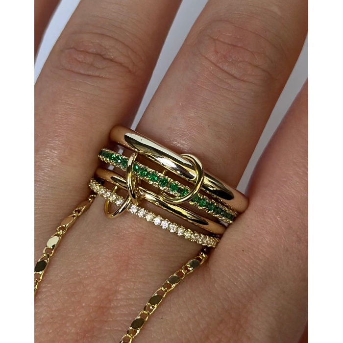 4LÜ GREEN AURA YÜZÜK