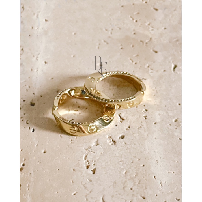 GOLD KIVRIMLI MARKA YÜZÜK