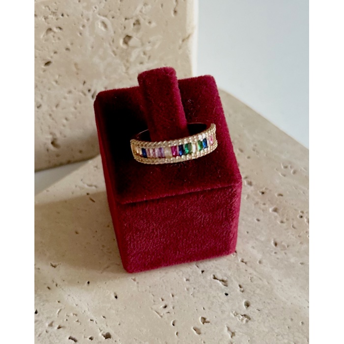 GOLD RENKLİ TAŞ YÜZÜK