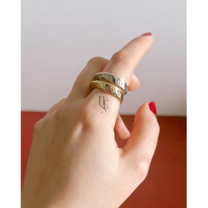 SİLVER KIVRIMLI YÜZÜK