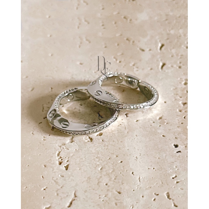 SİLVER KIVRIMLI YÜZÜK