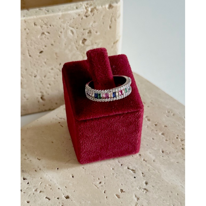 SİLVER RENKLİ TAŞ YÜZÜK