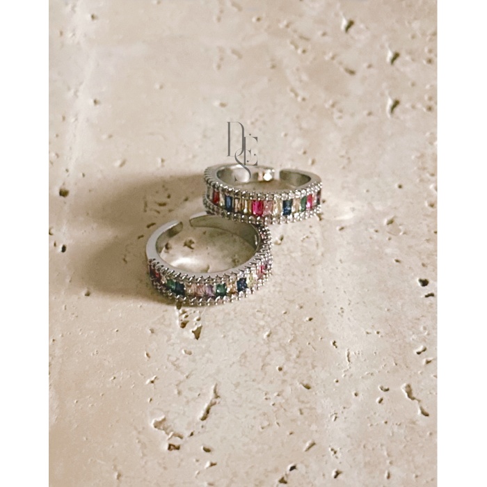 SİLVER RENKLİ TAŞ YÜZÜK