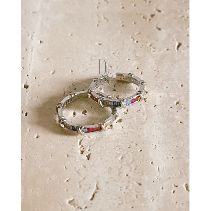 SİLVER RENKLİ X YÜZÜK