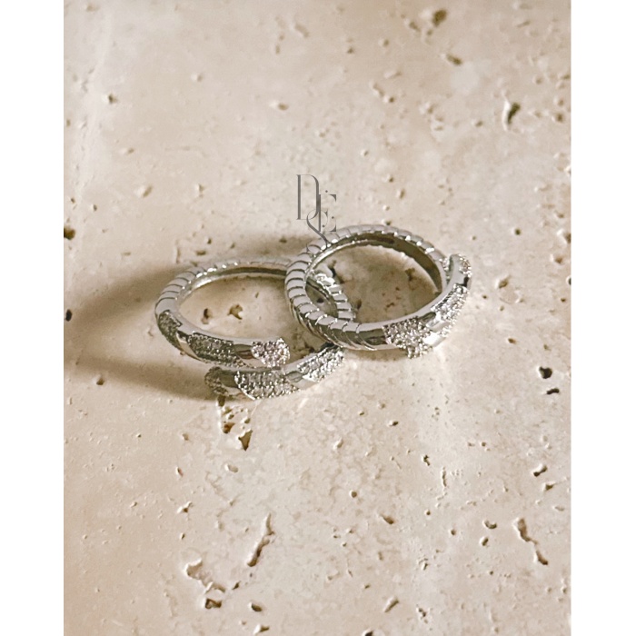 SİLVER YILAN TAŞLI YÜZÜK