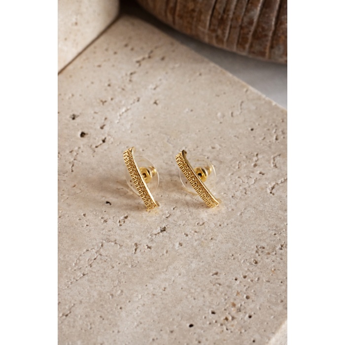 GOLD TAŞLI CURVE KÜPE