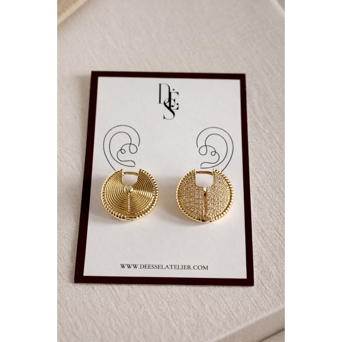 GOLD TAŞLI ROUE DE PARIS KÜPE