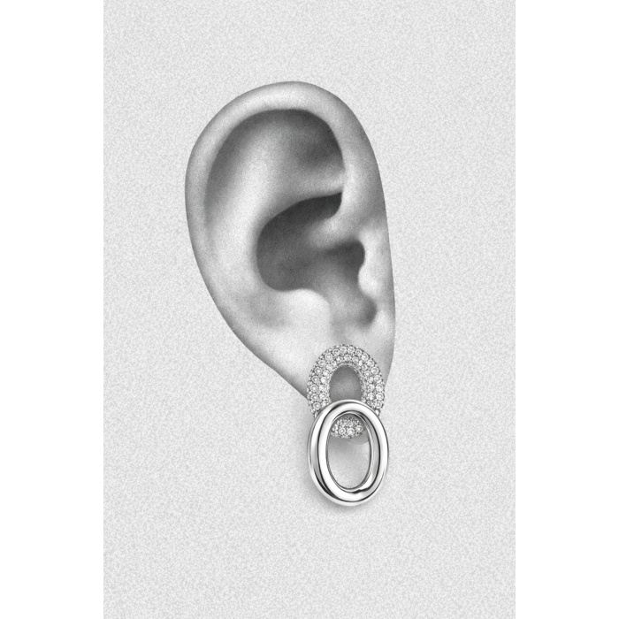 SILVER TAŞLI DOUBLE RING KÜPE