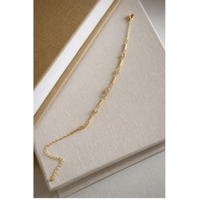GOLD CLARA TAŞLI BİLEKLİK