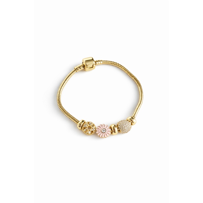 GOLD CHARMLI LUNELLE BİLEKLİK