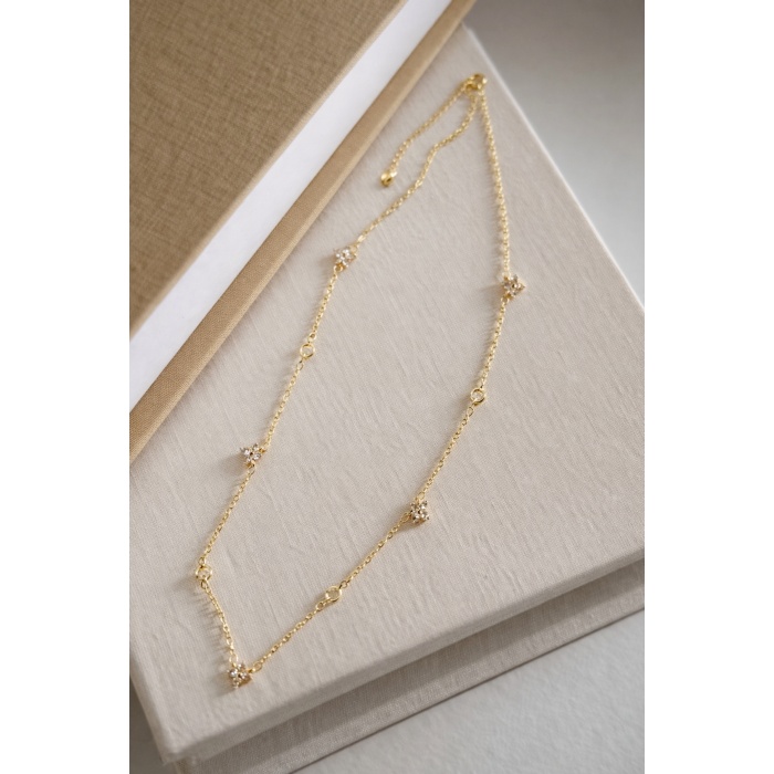 GOLD LUMIS TAŞLI KOLYE