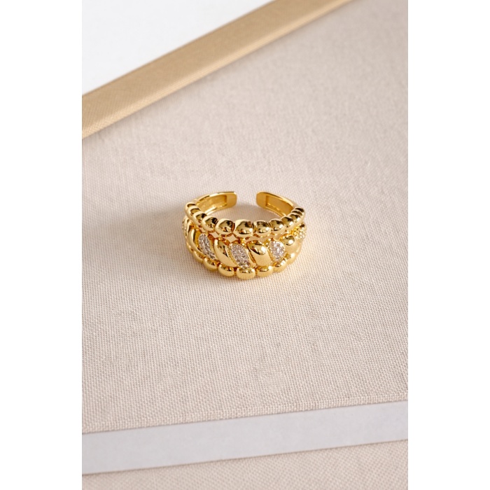 GOLD DORİKALI YÜZÜK