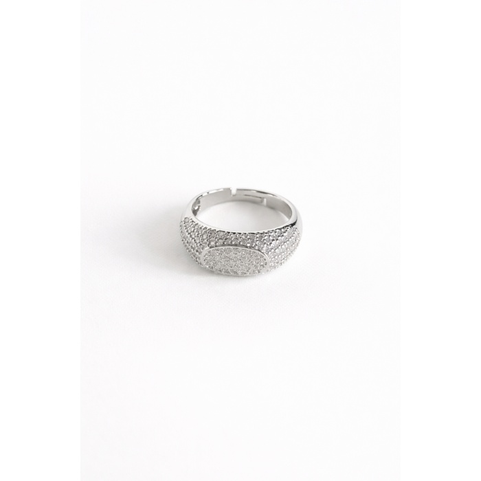 SILVER TAŞLI OVAL YÜZÜK