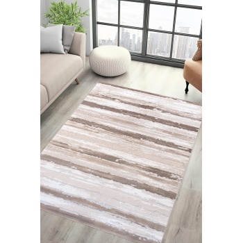Lynosse Bej Vizon Yumuşak Konforlu Rug P1099