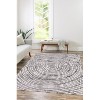 Elmina Açık Gri Yumuşak Konforlu Rug F0333