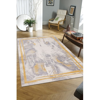 Troya Yumuşak Konforlu Rug KREM GOLD