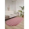 Bubble Oval Yumuşak Peluş Rug ♦ Non-Slip Backing ♦ Pembe ♦ Living Room Living Room Balkon Antre Çocuk