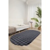 Oval Bubble Peluş Yumuşak Non-Slip Living Room Living Room Balkon Rugsı Runner Rug