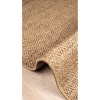 Sisal Naturel Jüt Renk Hasır Yıkanabilir Non-Slip Backing Makine Dust-Free