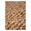 Sisal Naturel Jüt Renk Hasır Yıkanabilir Non-Slip Backing Makine Dust-Free