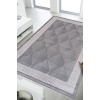 Elmina Gri Yumuşak Konforlu Rug QP030