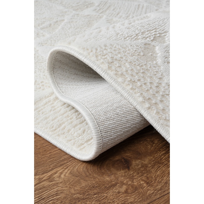 Modern Dust-Free Rug Living Room Living Room Runner Rug Bohemian Beyaz Antialerjik KREM