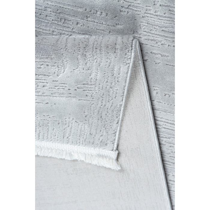 Modern Natural Backing Fringed Living Room Hallway Kitchen Çocuk Living Room Rug Runner Rug 7102 GRİ