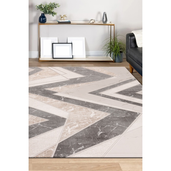 Lynosse Bej Yumuşak Konforlu Rug P0681