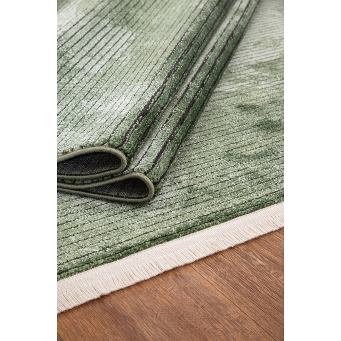Elmina Yeşil Yumuşak Konforlu Rug QP047