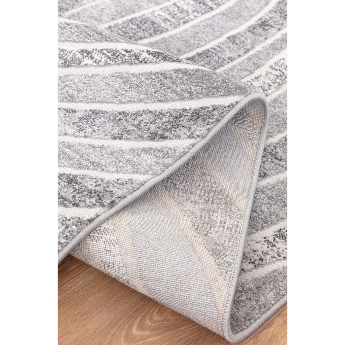 Elmina Açık Gri Yumuşak Konforlu Rug F0333