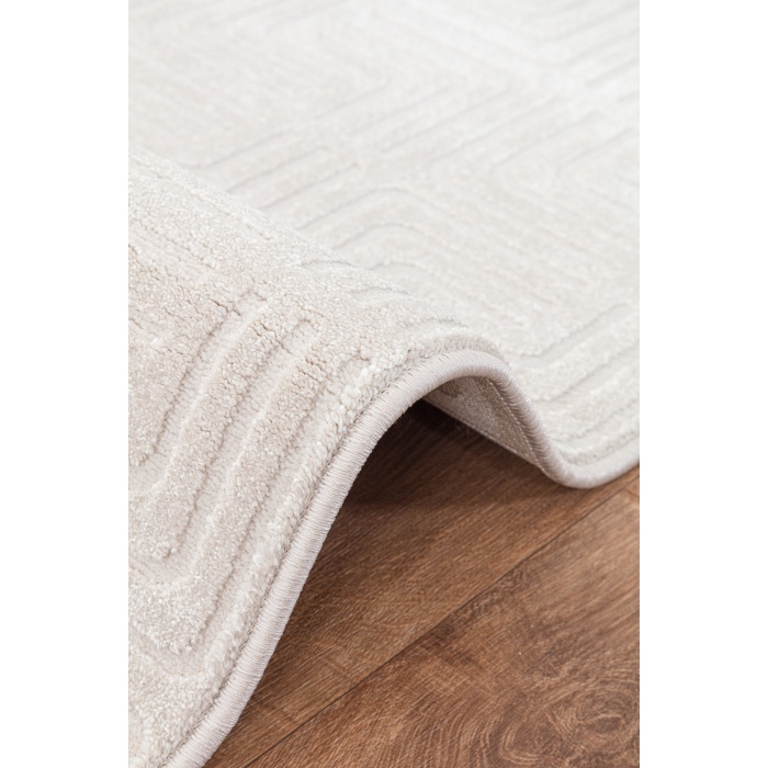 Elmina Yumuşak Konforlu Rug BEYAZ F0332