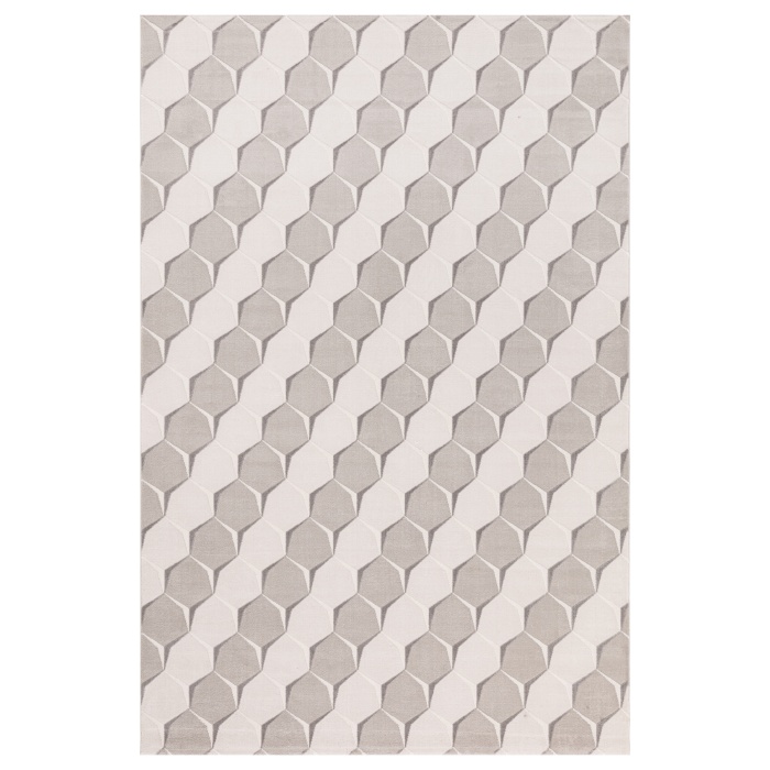 Troya Açık Gri Yumuşak Konforlu Rug J0091