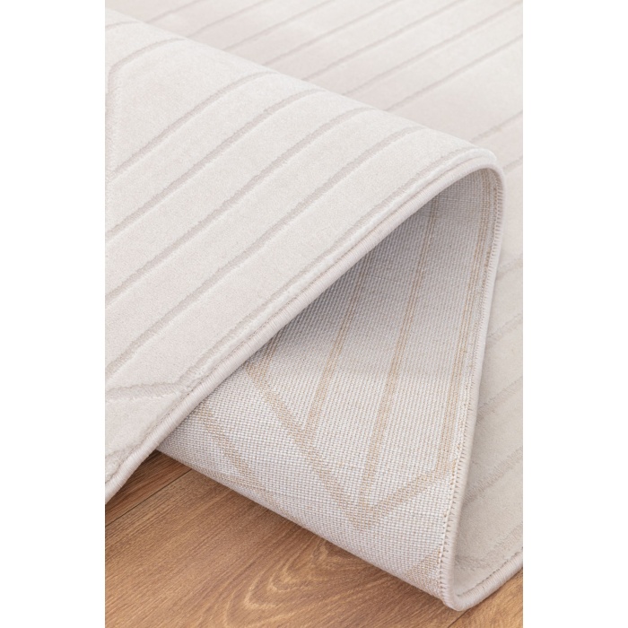 Troya Beyaz Yumuşak Konforlu Rug J0088